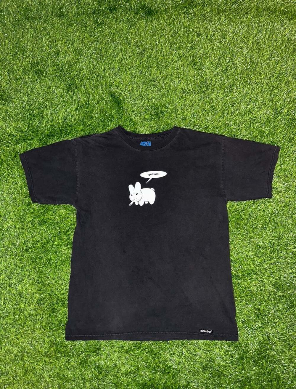 Kozik x Kidrobot Get Lost Smoking Bunny Graphic T-Shirt